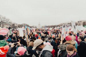 Protest against US President Trump in Washington D.C. Photo by roya ann miller on Unsplash